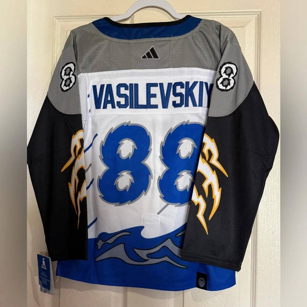Adidas Blue and Gray Jersey - Picture 2 of 3